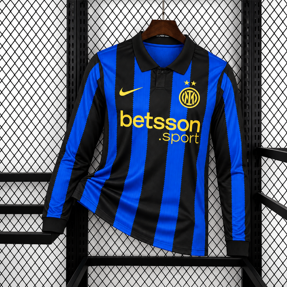 Maillot Inter Milan Domicile 2026/27 Manches Longues