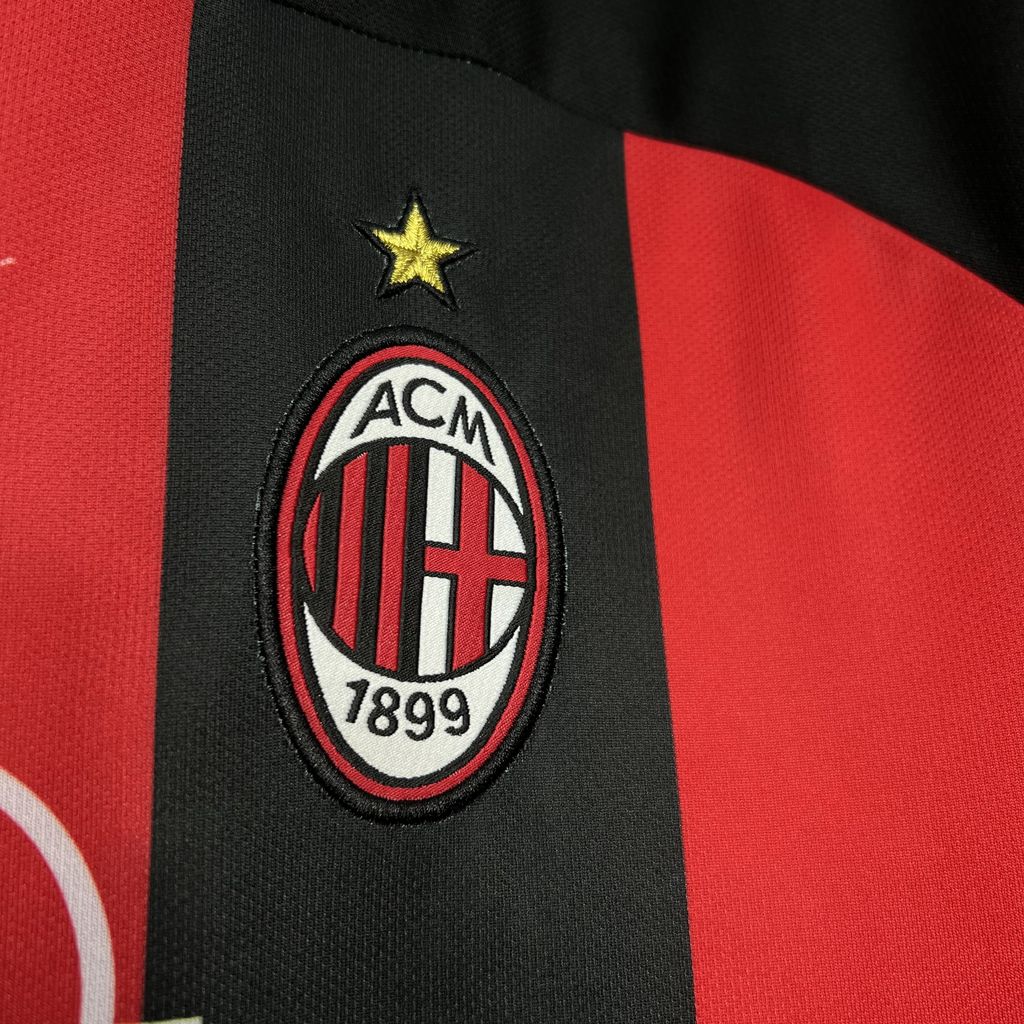 Maillot Domicile Rétro AC Milan 2000/01