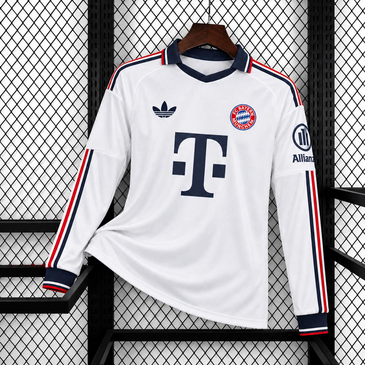 Maillot Bayern Munich Extérieur 2026/27 Manches Longues