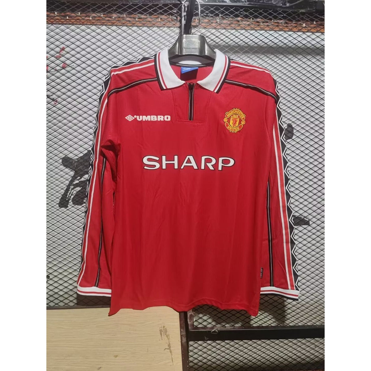 Maillot Manchester United FC Domicile 1998/00 Manches Longues