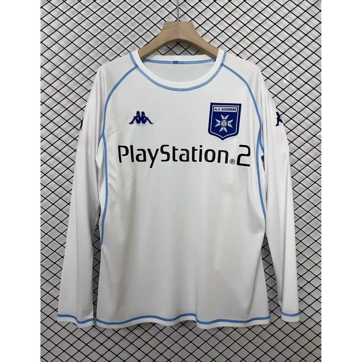 Maillot AJ Auxerre Domicile 2003/04 Manches Longues