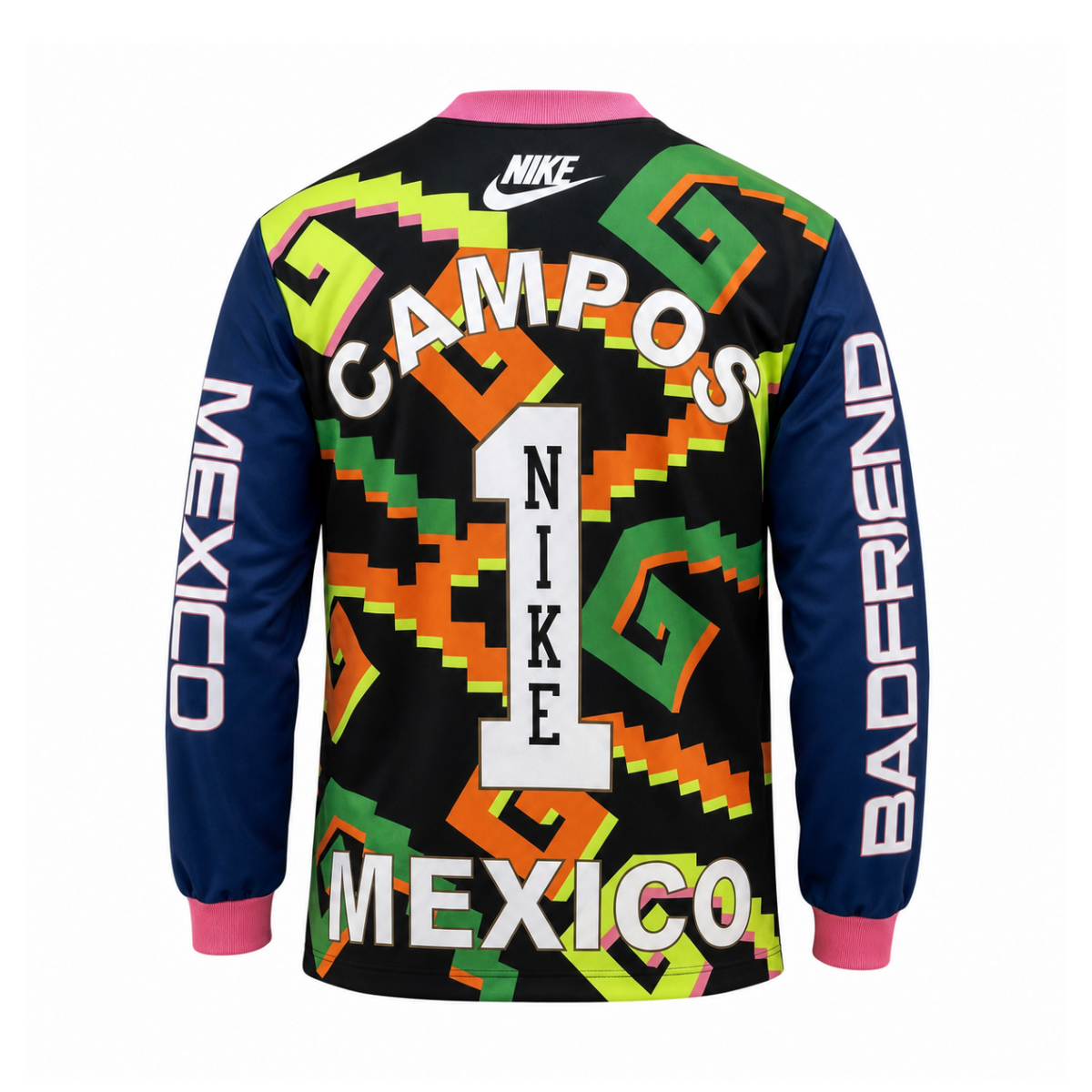Maillot Gardien Mexique Jorge Campos Manches Longues