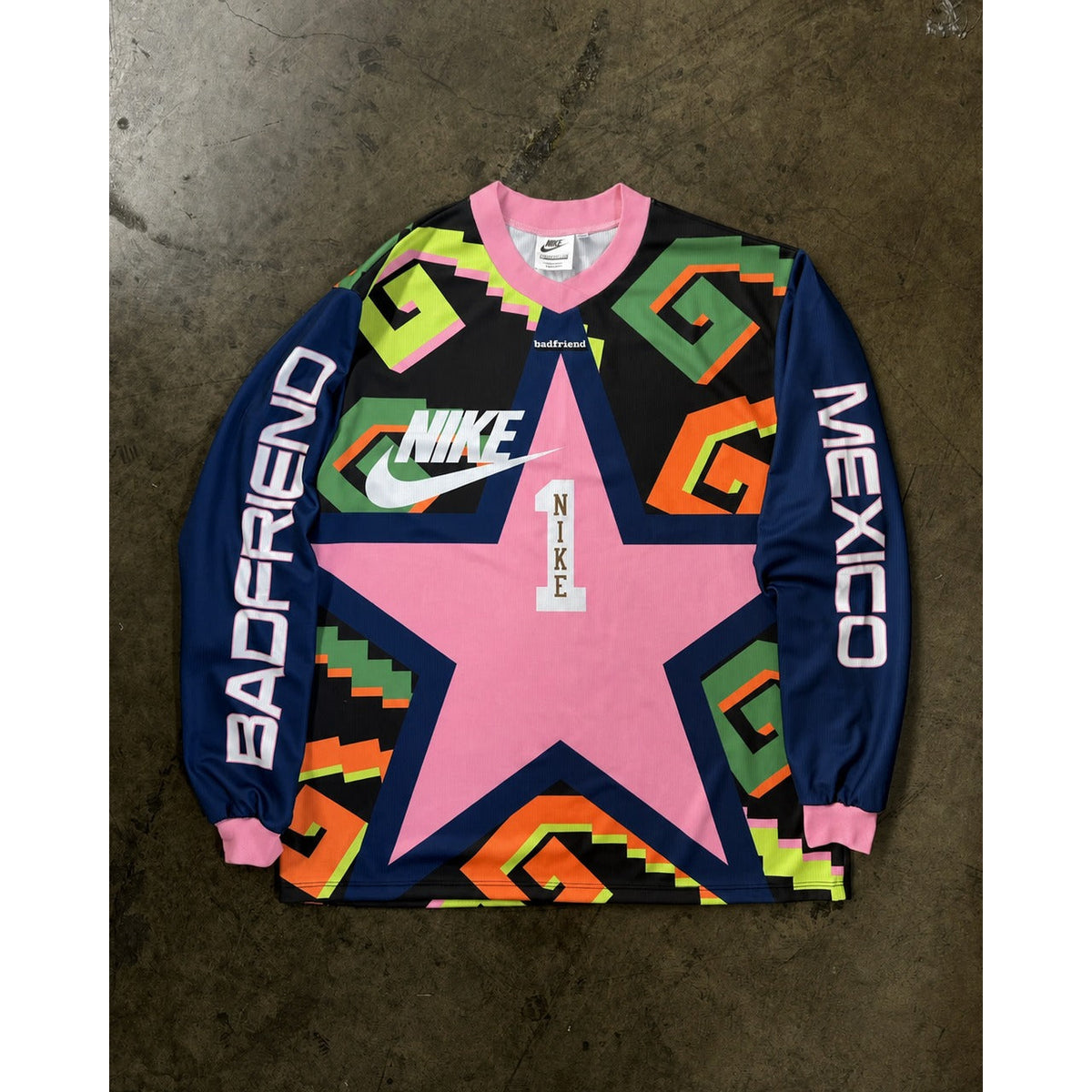 Maillot Gardien Mexique Jorge Campos Manches Longues