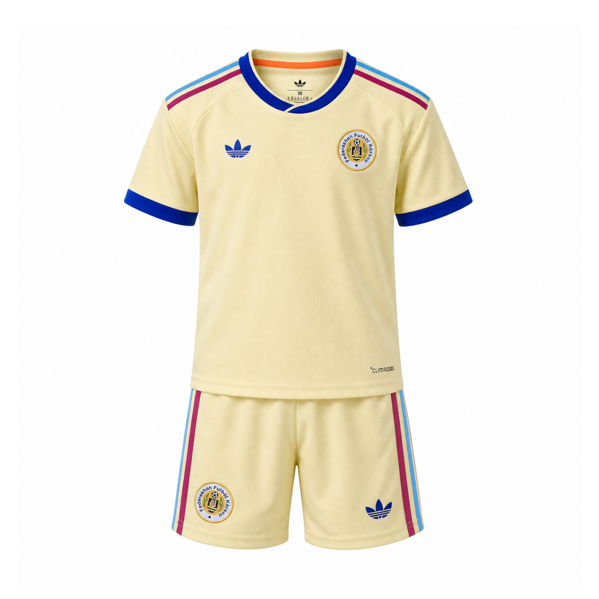 Ensemble enfant Curaçao extérieur 2026 – maillot et short
