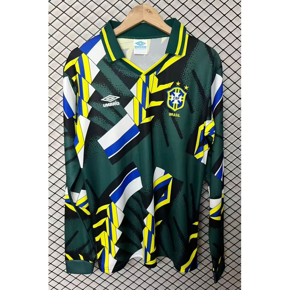 Maillot Gardien Brésil 1994 Manches Longues