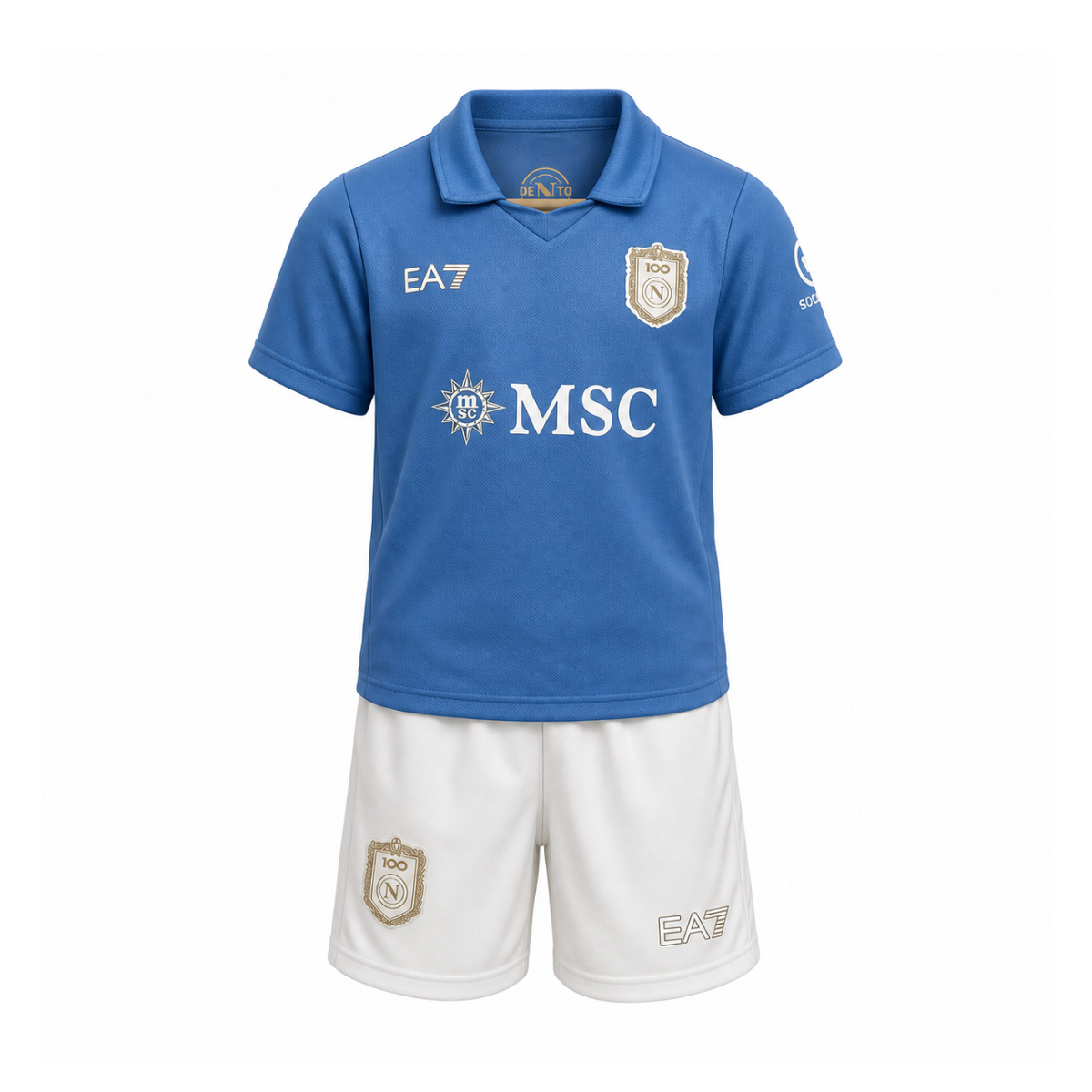 Ensemble enfant Naples domicile 2026/27 – maillot et short