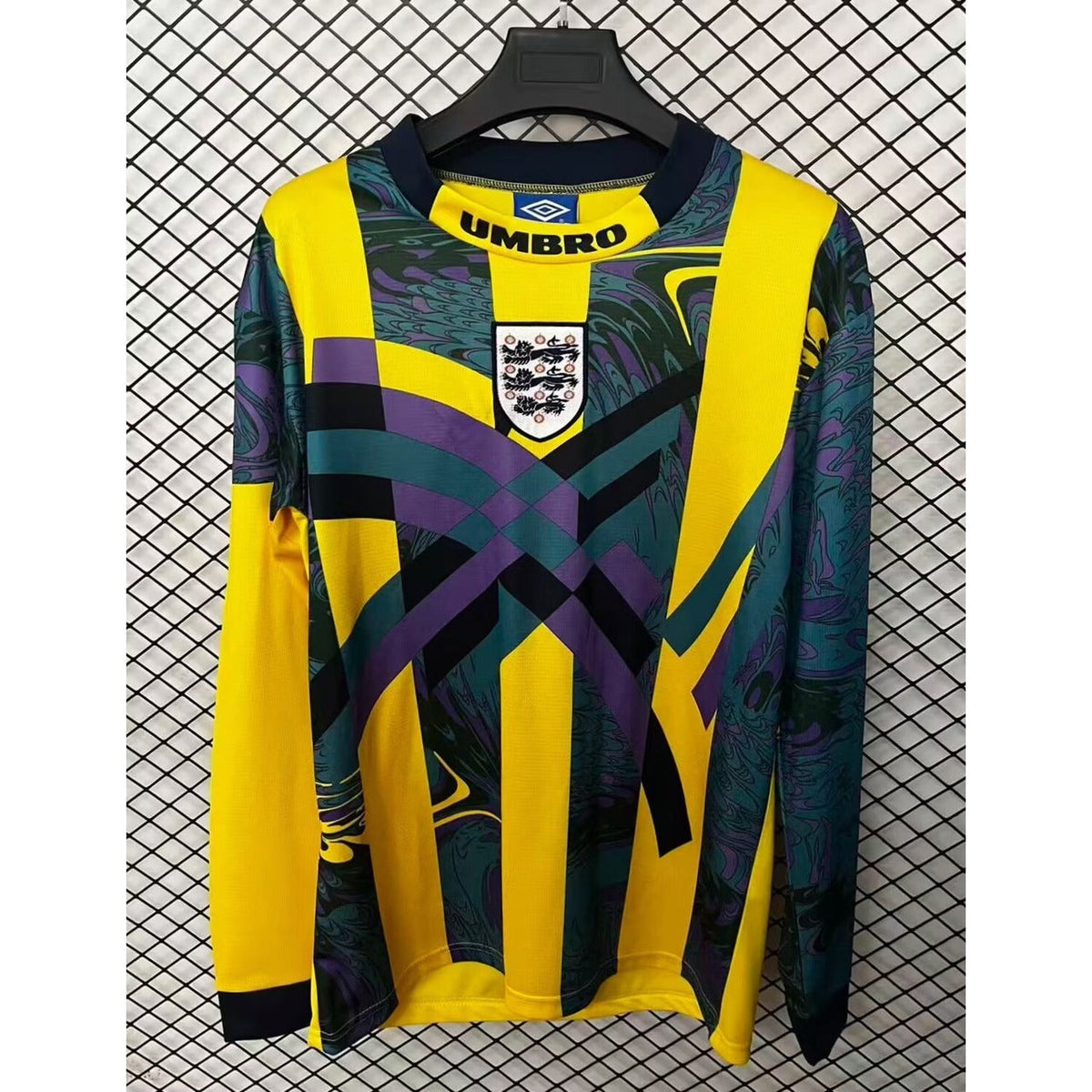 Maillot Gardien Angleterre 1995 Manches Longues