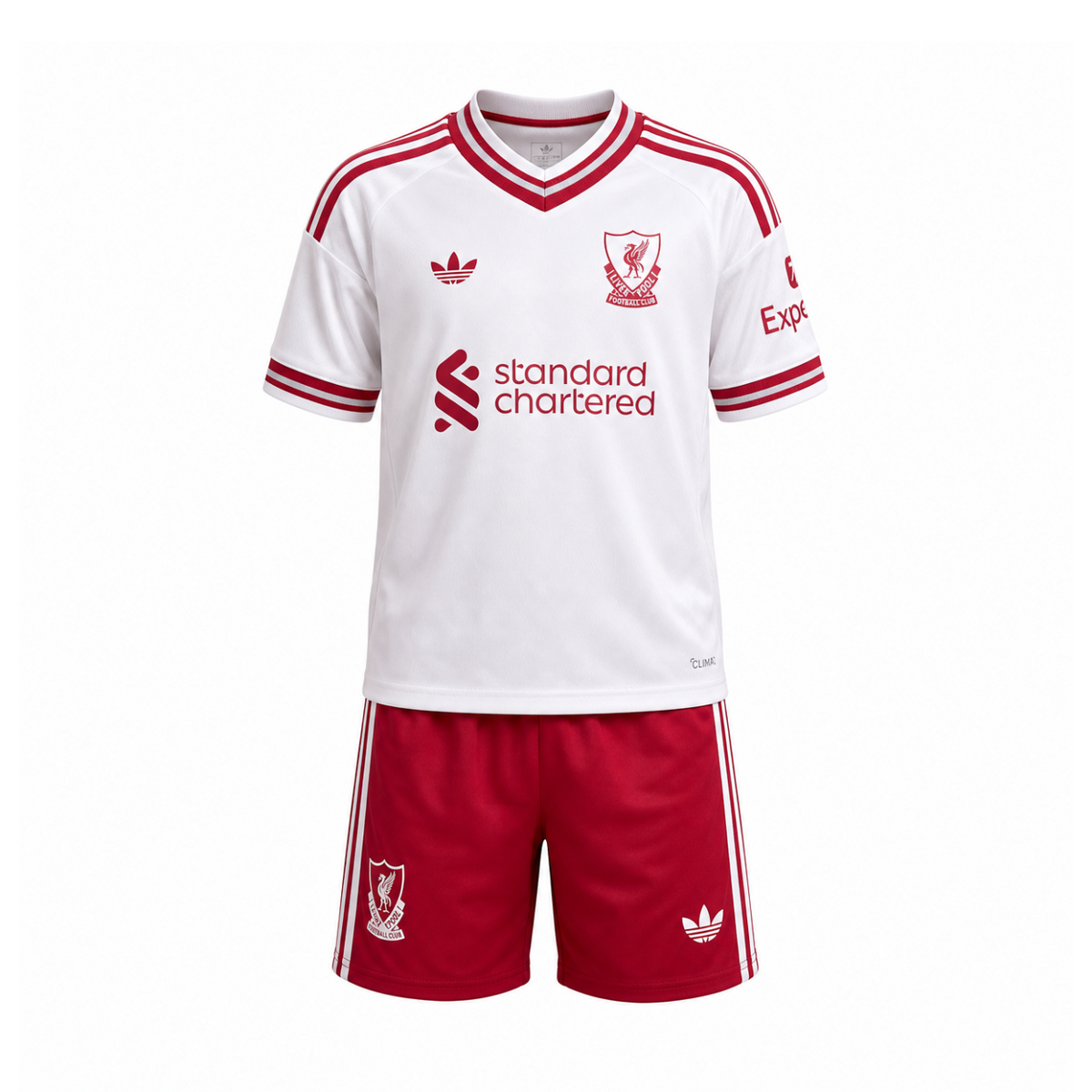 Ensemble enfant Liverpool extérieur 2026/27 – maillot et short