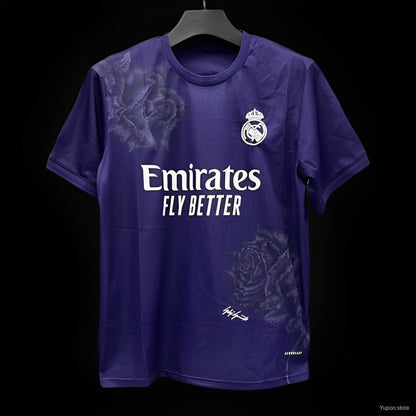 Maillot Real Madrid x Yamamoto Violet 2024 2025