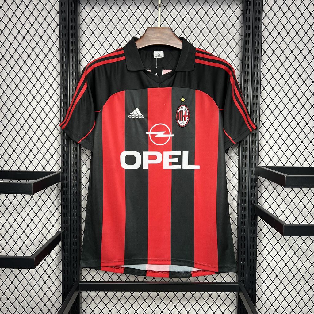 Maillot Domicile Rétro AC Milan 2000/01