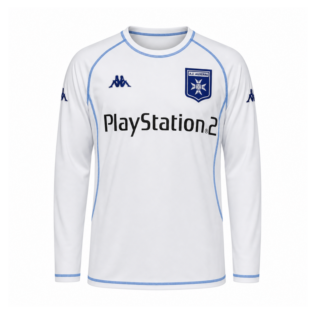 Maillot AJ Auxerre Domicile 2003/04 Manches Longues