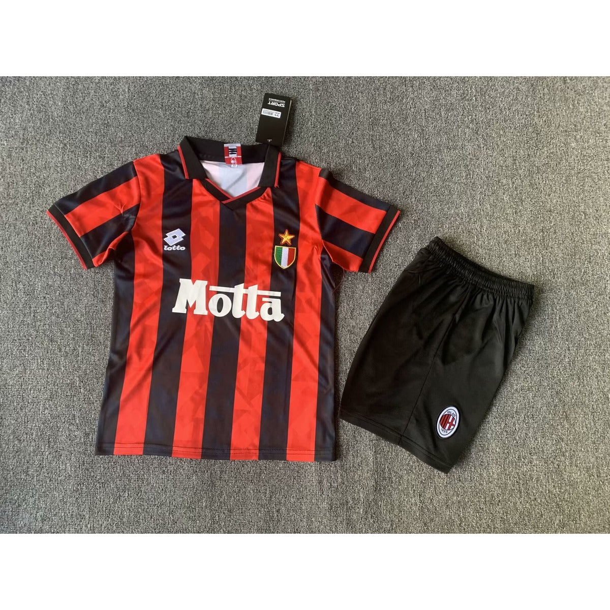 Ensemble enfant rétro AC Milan domicile 1993/94 – vue 3