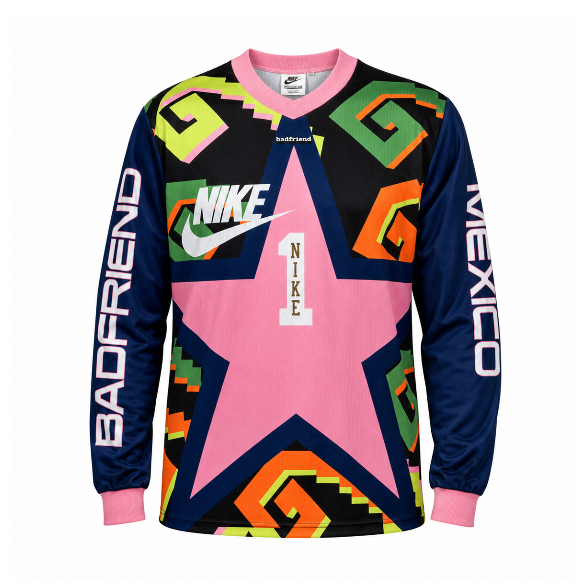 Maillot Gardien Mexique Jorge Campos Manches Longues