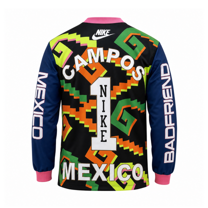 Maillot Gardien Mexique Jorge Campos Manches Longues