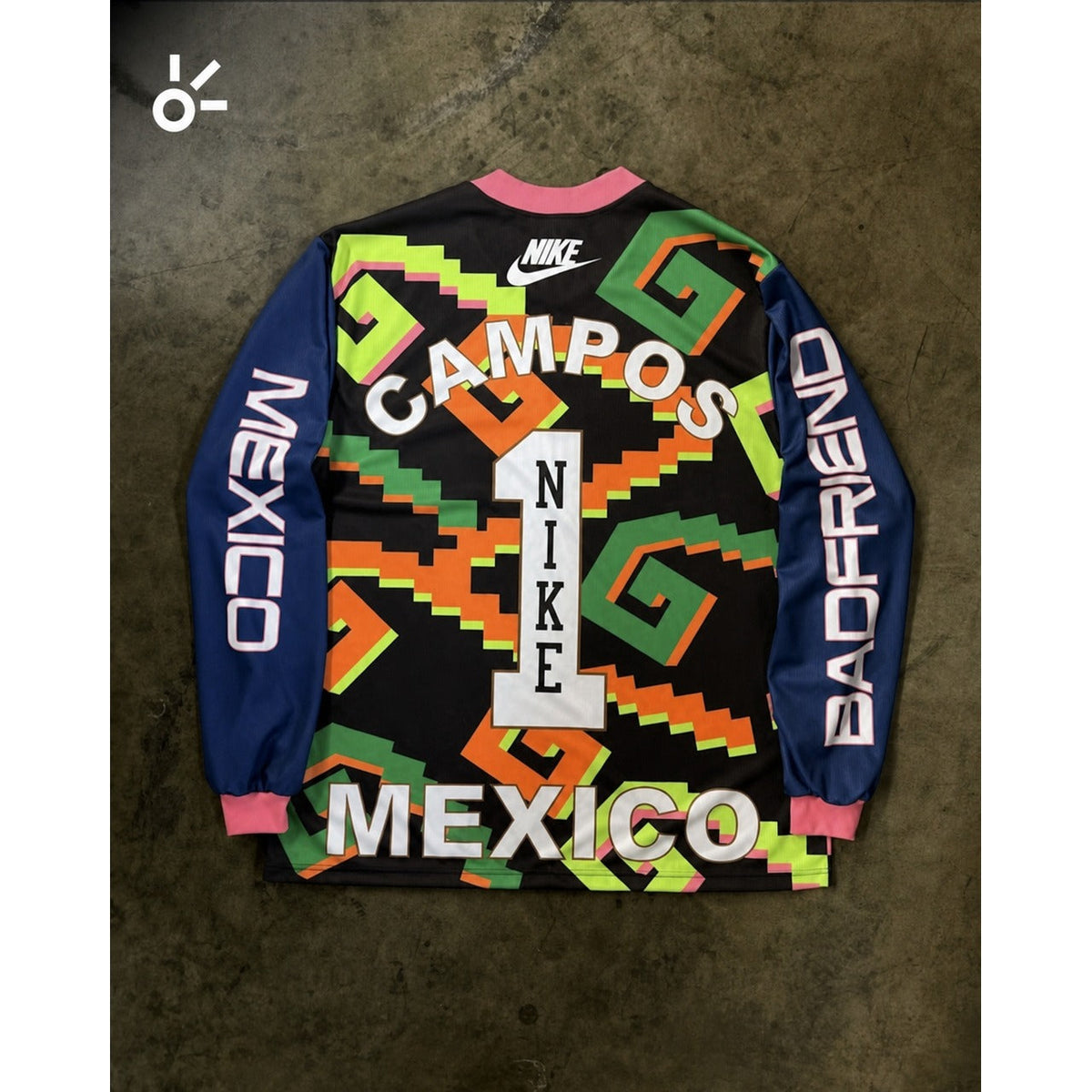 Maillot Gardien Mexique Jorge Campos Manches Longues