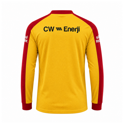 Maillot Galatasaray SK Rétro Jaune 2025/26 Manches Longues