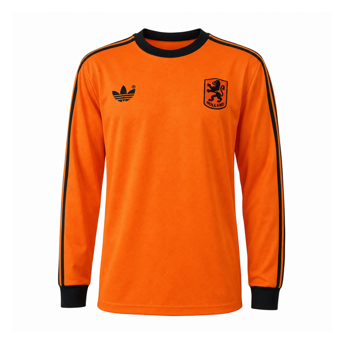 Maillot Pays-Bas Domicile 1980 Manches Longues