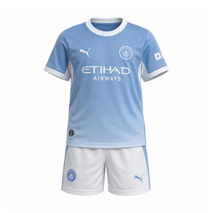 Ensemble enfant Manchester City domicile 2026/27 – maillot et short