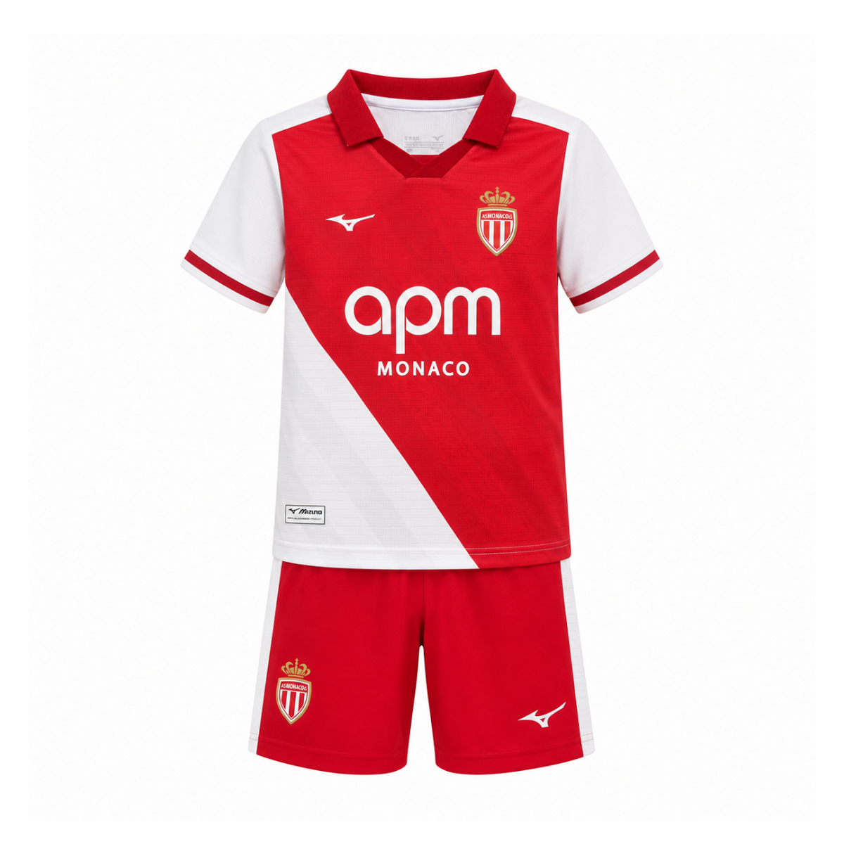 Ensemble enfant AS Monaco domicile 2026/27 – maillot et short
