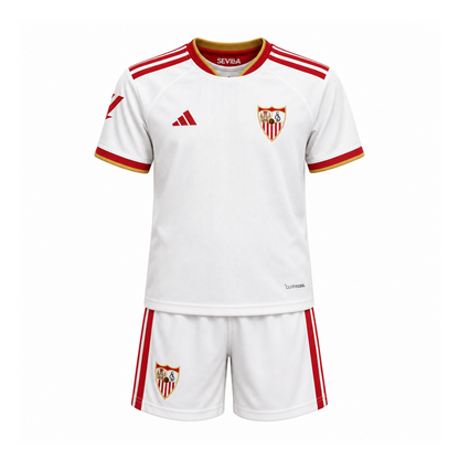 Ensemble enfant Séville FC domicile 2026/27 – maillot et short