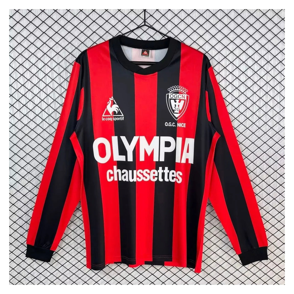 Maillot OGC Nice Domicile 1977/78 Manches Longues