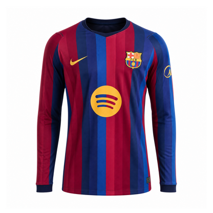 Maillot FC Barcelone Domicile 2026/27 Manches Longues