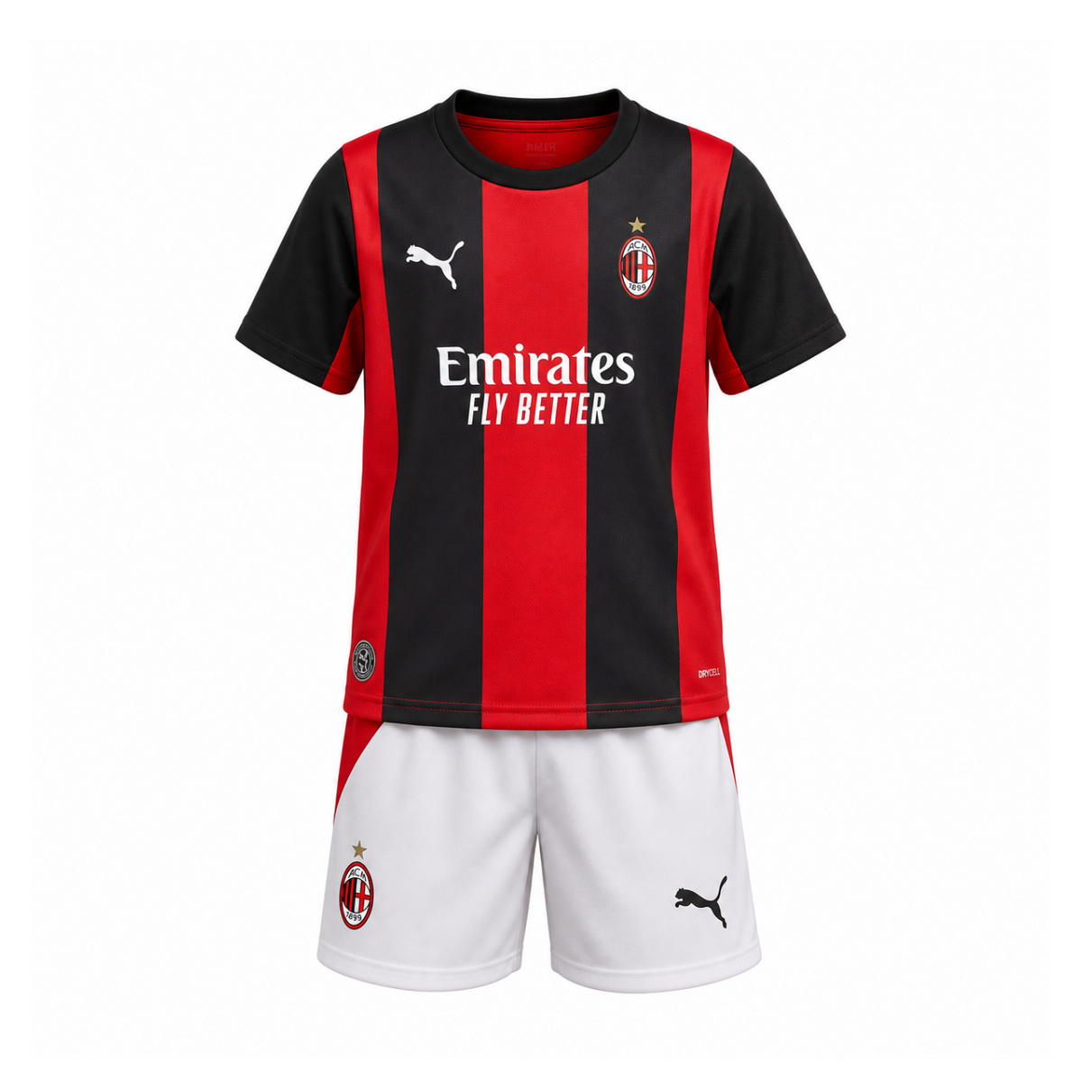 Ensemble enfant AC Milan domicile 2026/27 – maillot et short