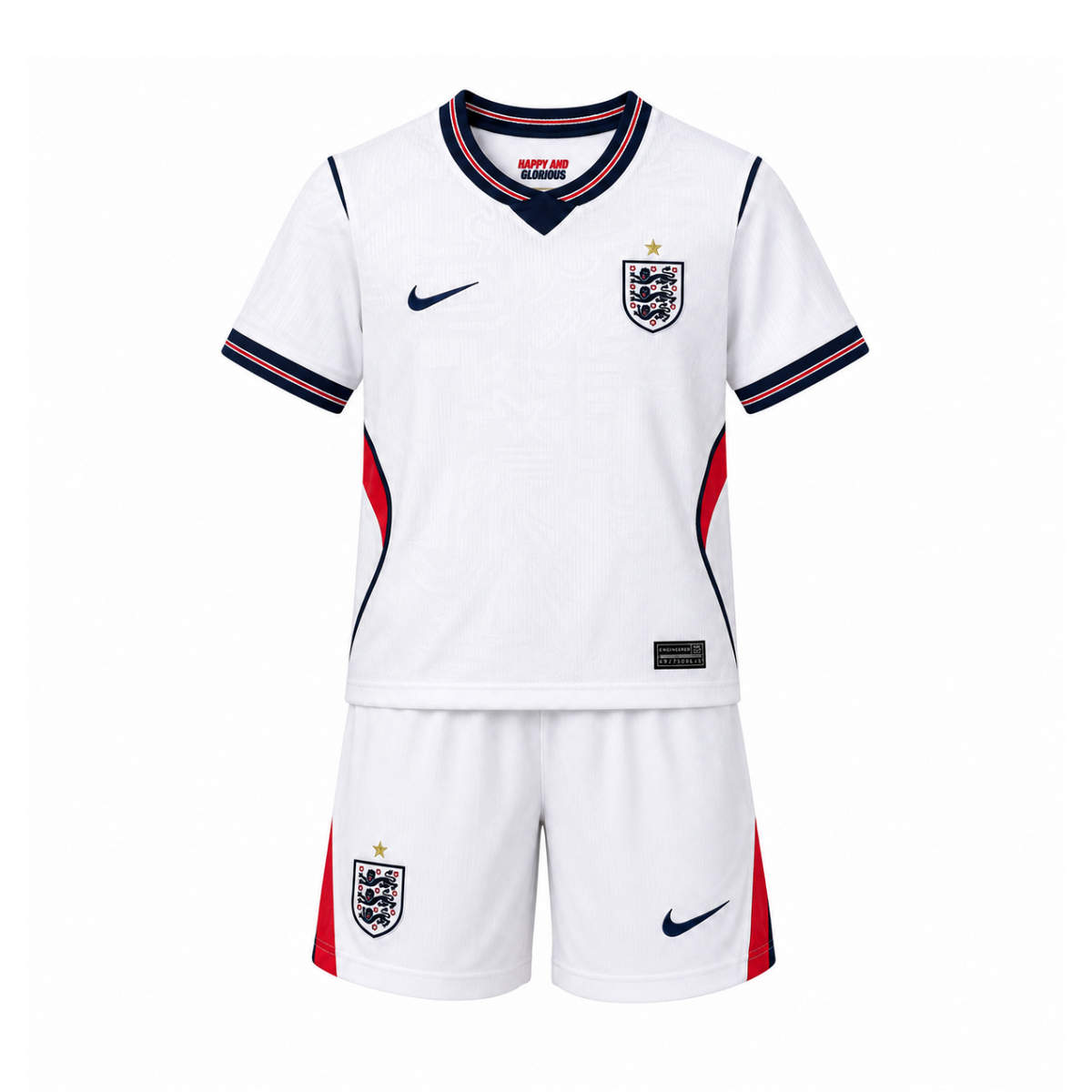 Ensemble enfant Angleterre domicile 2026 – maillot et short
