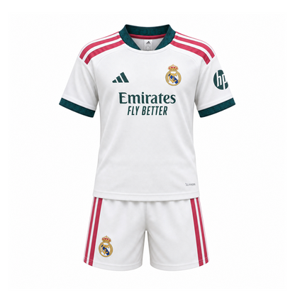 Ensemble enfant Real Madrid domicile 2026/27 – maillot et short